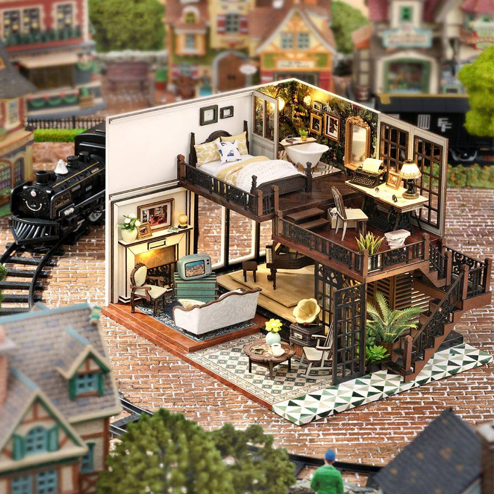 BRIVLOX 1: 24 DIY Dollhouse Kit (Time Impression) - BRIVLOX | Where Innovation Meets Style!