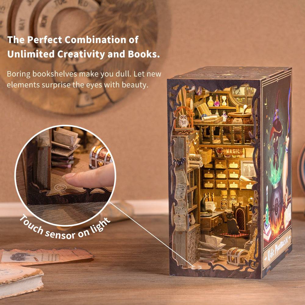BRIVLOX™ DIY Booknook Kit (Magic Pharmacist) - BRIVLOX | Where Innovation Meets Style!