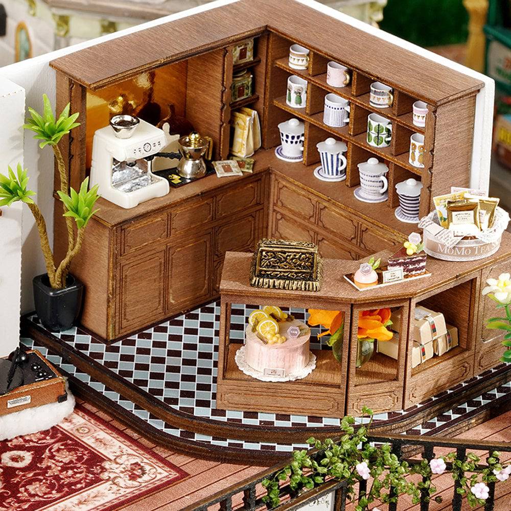 BRIVLOX 1: 24 DIY Dollhouse Kit (Forest Teashop ) - BRIVLOX | Where Innovation Meets Style!