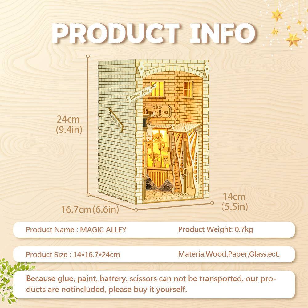 BRIVLOX™ DIY Booknook Kit (Magic Alley) - BRIVLOX | Where Innovation Meets Style!
