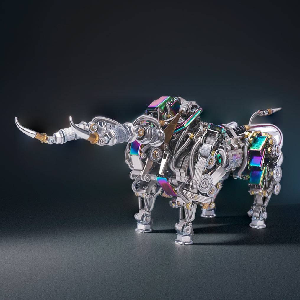 Create Your Own Stunning 3D Metal Mechanical Bull Model – 1087-Piece Assembly Kit! - OPICRAFT
