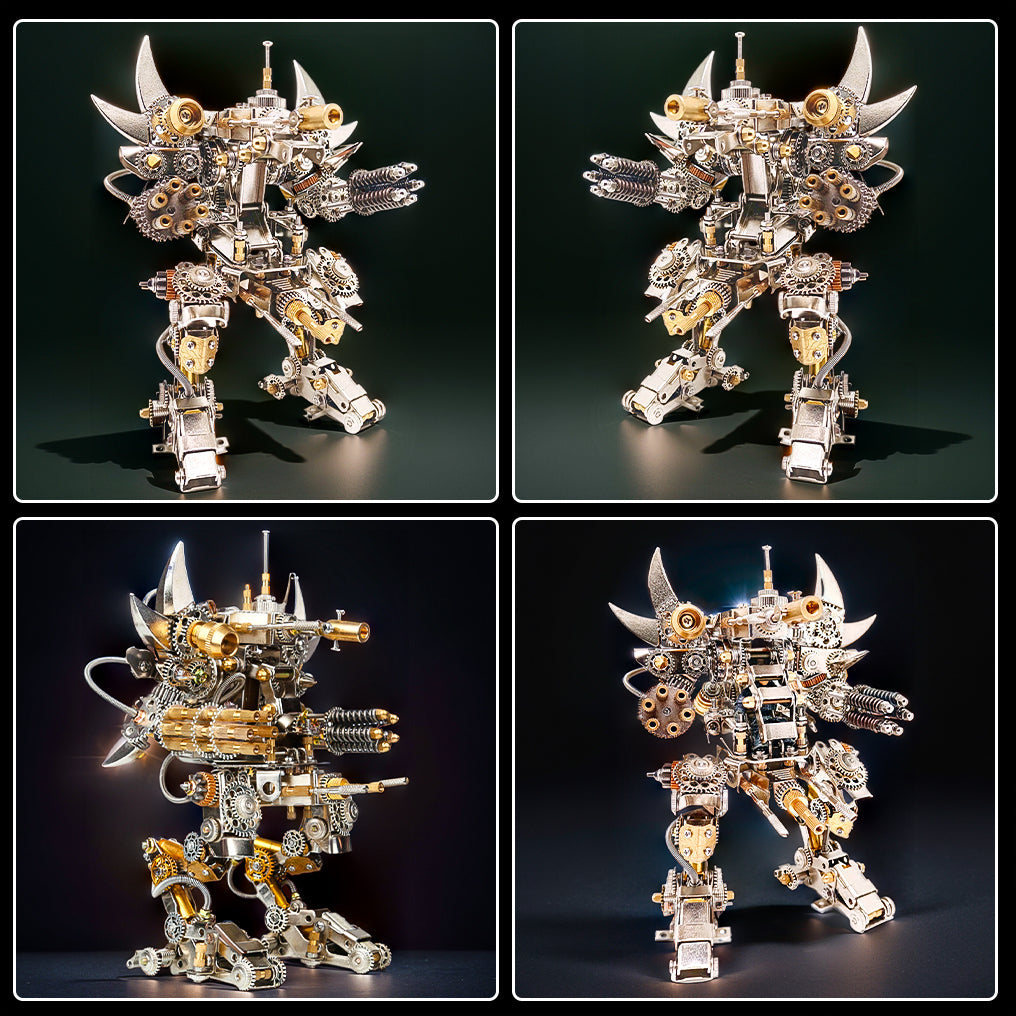 Engaging 3D Metal Mechanical Magnetic Mecha Puzzle Assembly Kit for DIY Enthusiasts - OPICRAFT