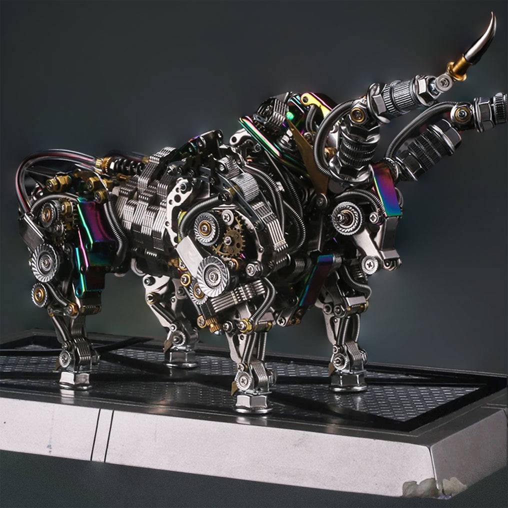 Create Your Own Stunning 3D Metal Mechanical Bull Model – 1087-Piece Assembly Kit! - OPICRAFT