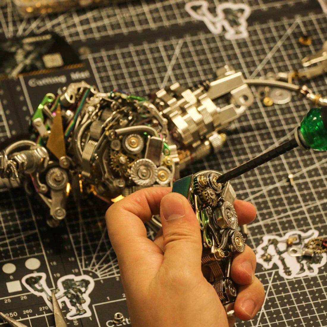 Create Your Own Stunning 3D Metal Mechanical Bull Model – 1087-Piece Assembly Kit! - OPICRAFT