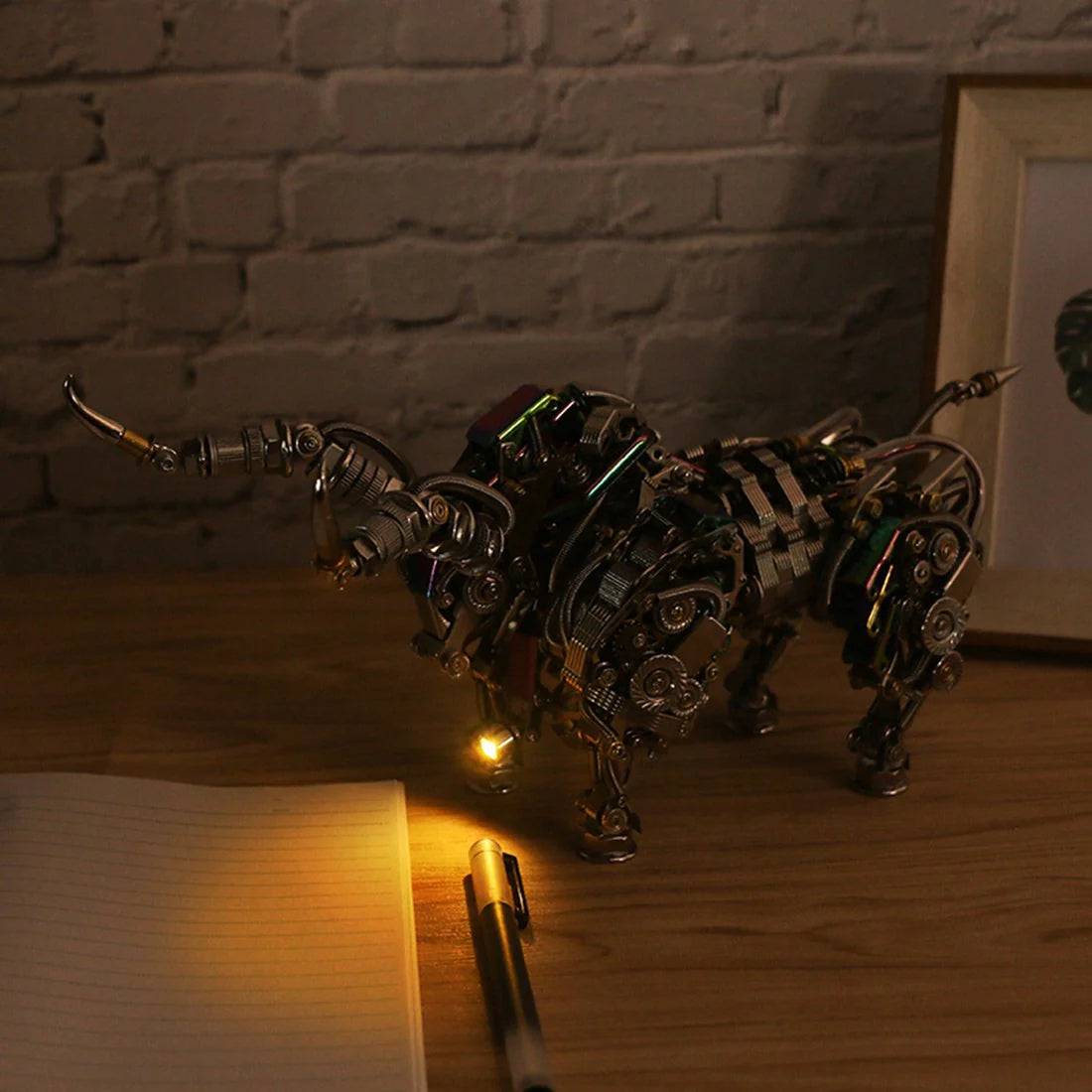 Create Your Own Stunning 3D Metal Mechanical Bull Model – 1087-Piece Assembly Kit! - OPICRAFT
