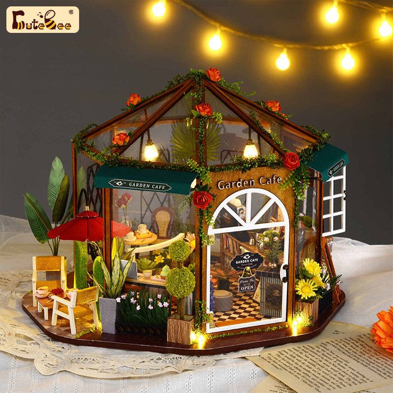 BRIVLOXâ„¢ 1:24 DIY Dollhouse Kit (Garden Cafe) - BRIVLOX | Where Innovation Meets Style!