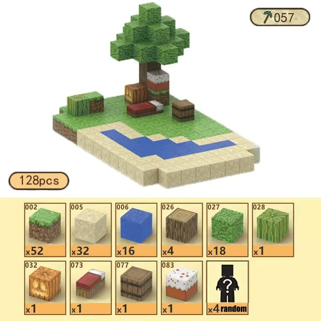 Miner’s Mountain (128pcs) - OPICRAFT