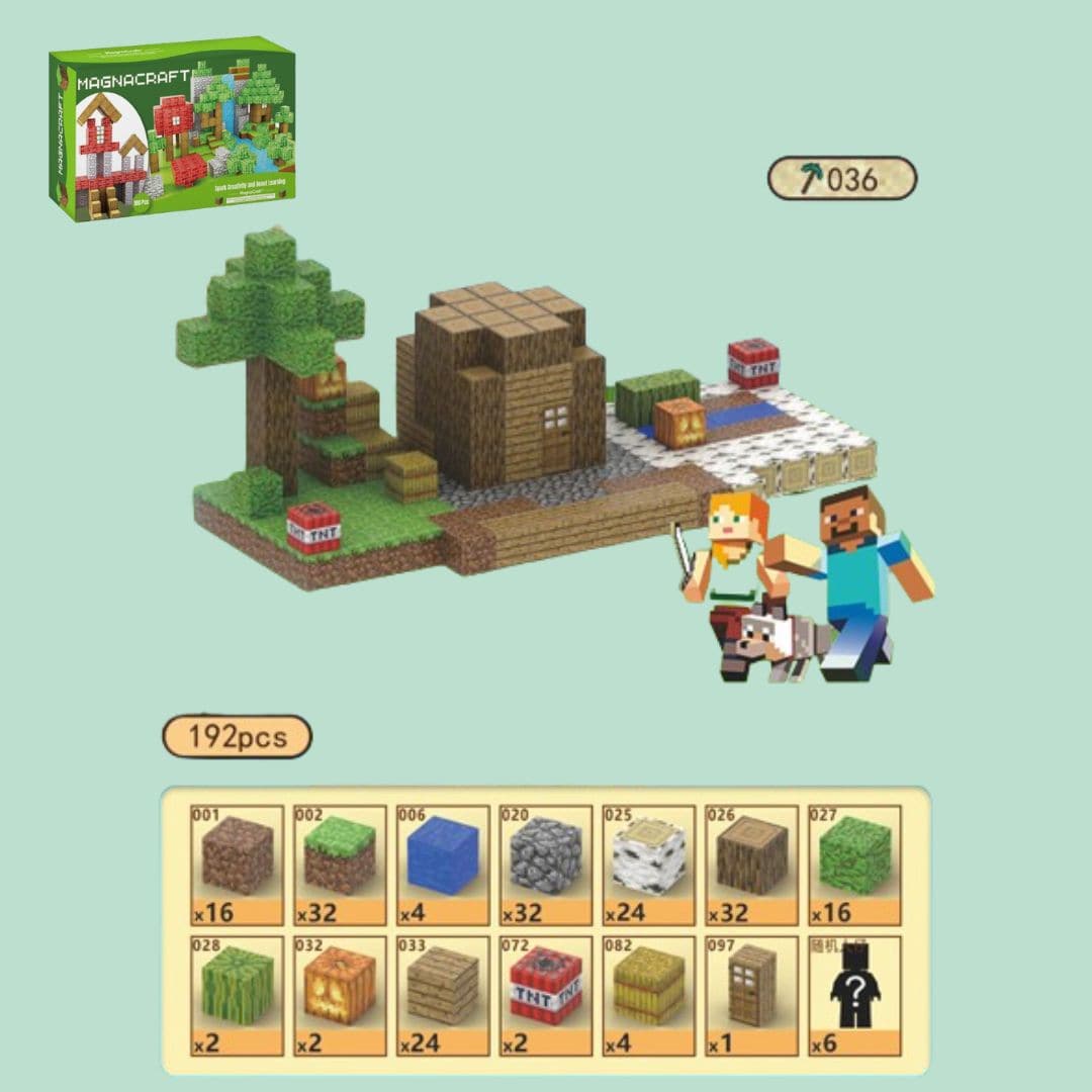 GlowBrick (192pcs) - OPICRAFT