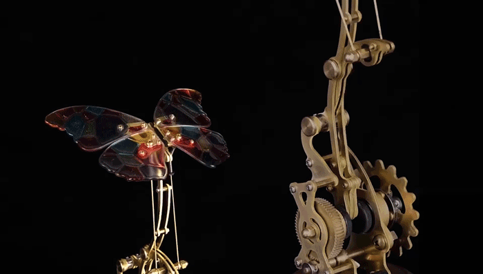 Enchanting 3D Flying Butterfly Mechanical Craft Kit - Unleash the Mystery of Aviation! - OPICRAFT
