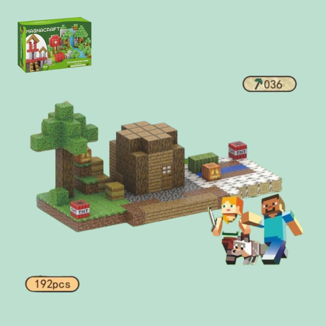 OPICRAFT Mine World Construction Set (192pcs) - OPICRAFT