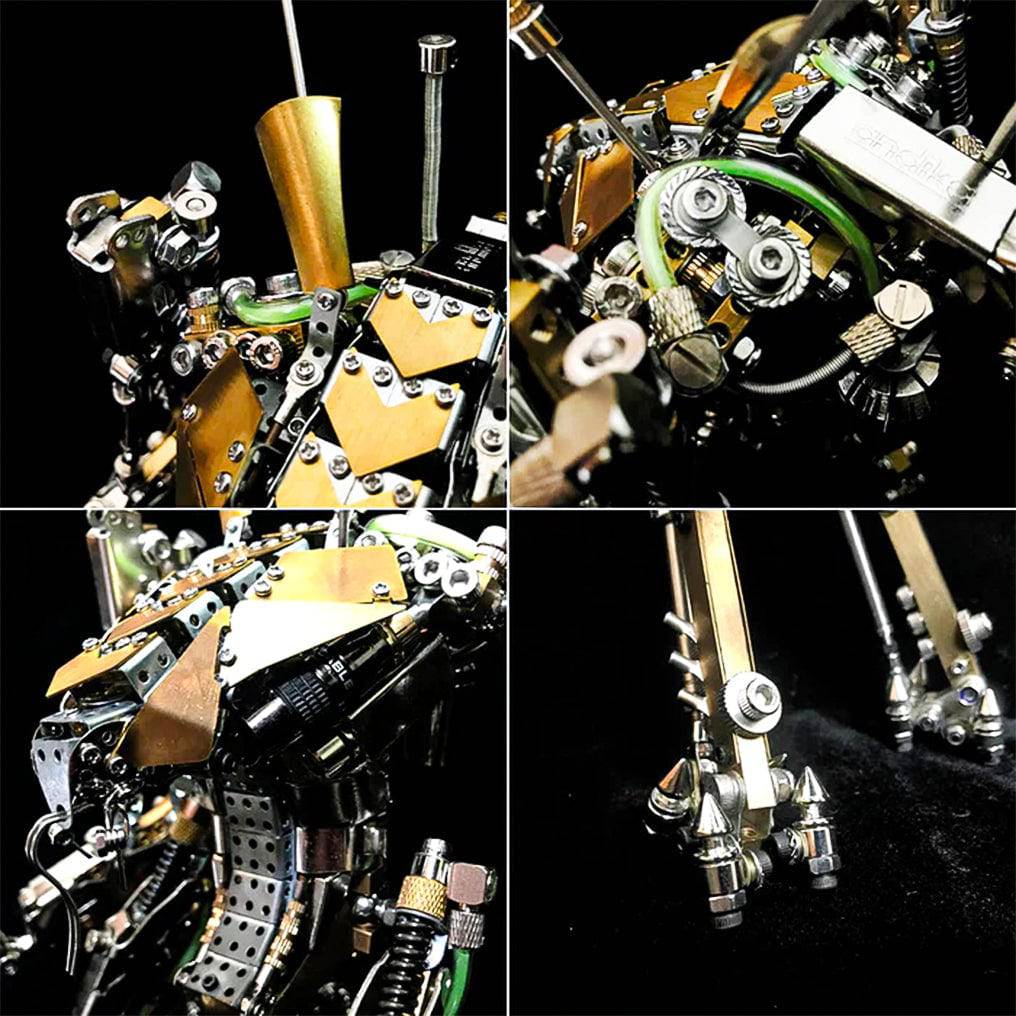 Transformative XIA-A Metal Mech Model Kit: Articulated Joints & LED Lighting for a Futuristic Experience - OPICRAFT