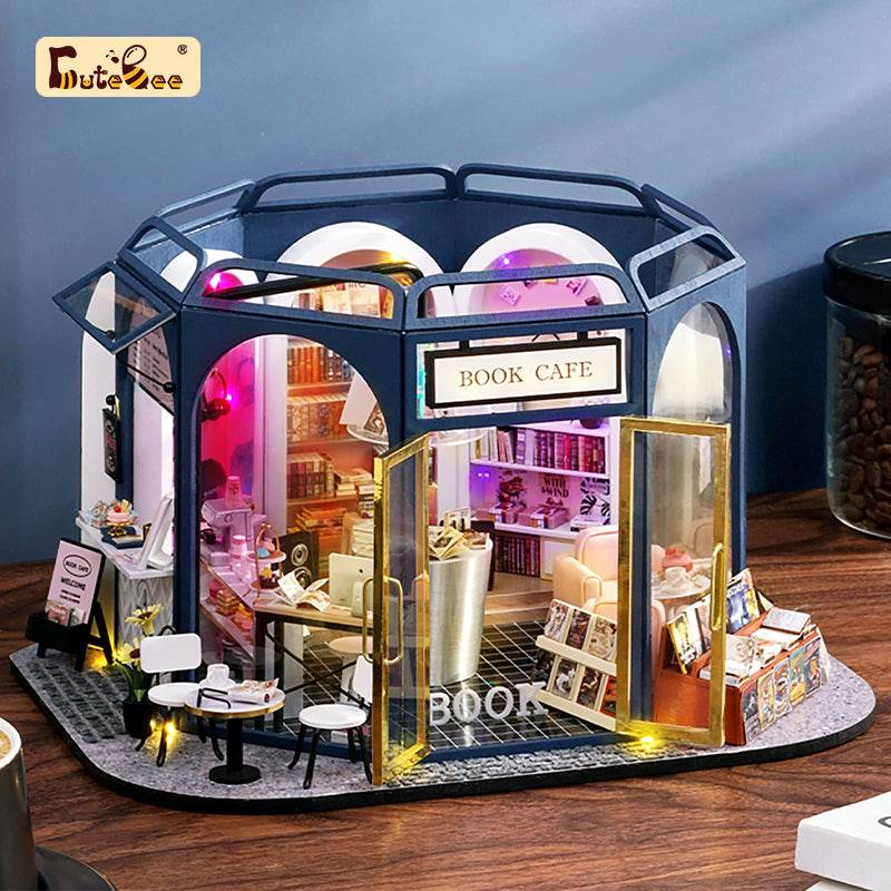 BRIVLOX™ 1:24 Dollhouse Kit (Book Cafe) - BRIVLOX | Where Innovation Meets Style!