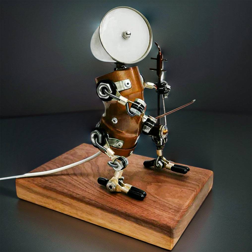 Steampunk 3D Metal Robot Band Model Kit - Create Your Own Handcrafted Masterpiece! - OPICRAFT