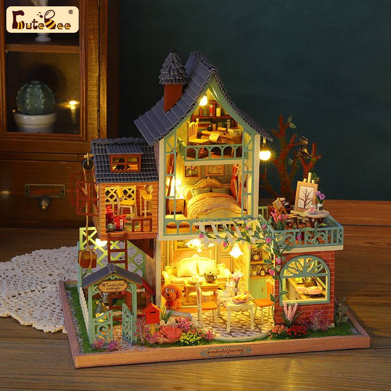 BRIVLOX⢠1:24 DIY Dollhouse Kit ( Jungle Resort) - BRIVLOX | Where Innovation Meets Style!