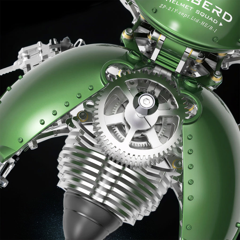 Intricate 3D Metal Beetle Model Kit with Long Horn - Perfect DIY Puzzle Adventure! - OPICRAFT