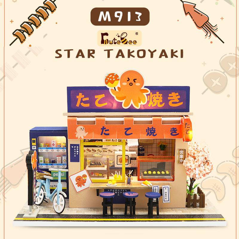 BRIVLOX⢠1: 24 DIY Dollhouse Kit (Star Takoyaki) - BRIVLOX | Where Innovation Meets Style!