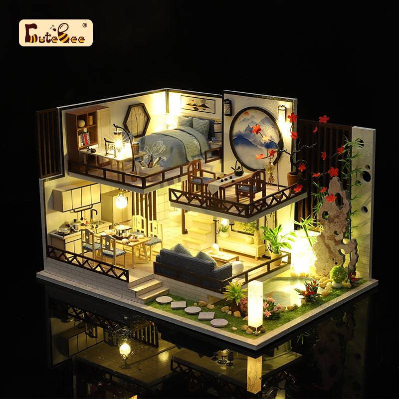 BRIVLOX⢠1:24 DIY Dollhouse Kit (Bamboo Charm) - BRIVLOX | Where Innovation Meets Style!