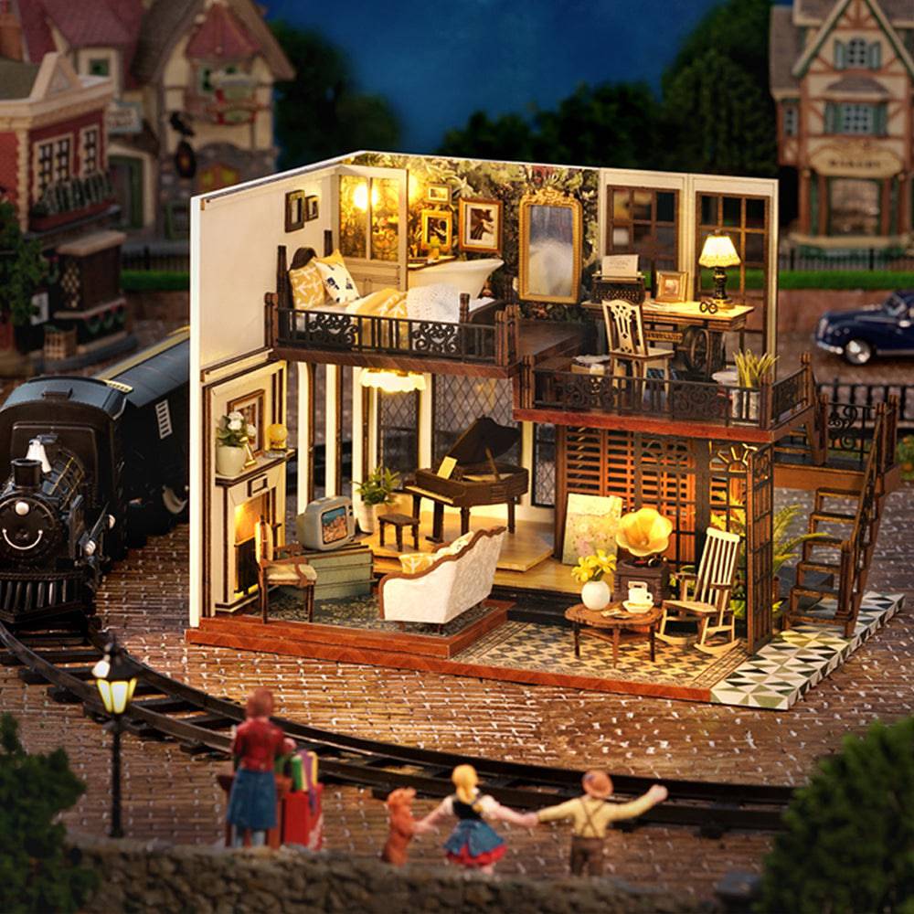 BRIVLOX 1: 24 DIY Dollhouse Kit (Time Impression) - BRIVLOX | Where Innovation Meets Style!