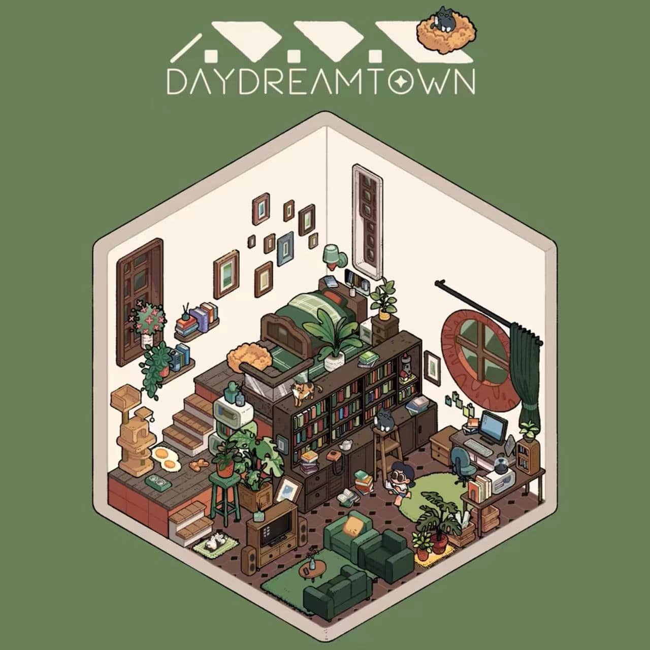 Create Dream 3D Tree House Sticker Scene DIY Miniature Scene - OPICRAFT