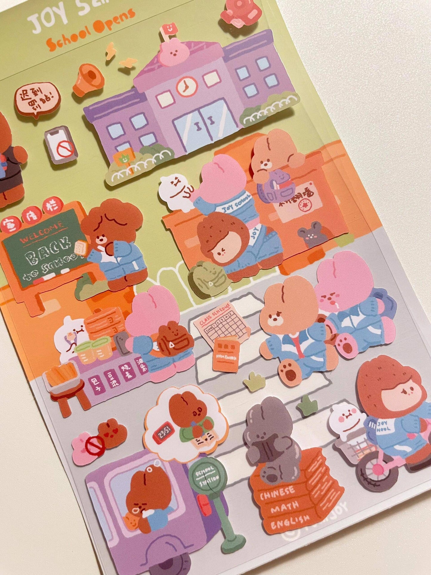 School Life Sticker Scene|Back to School|Classroom|Sport Meet - OPICRAFT