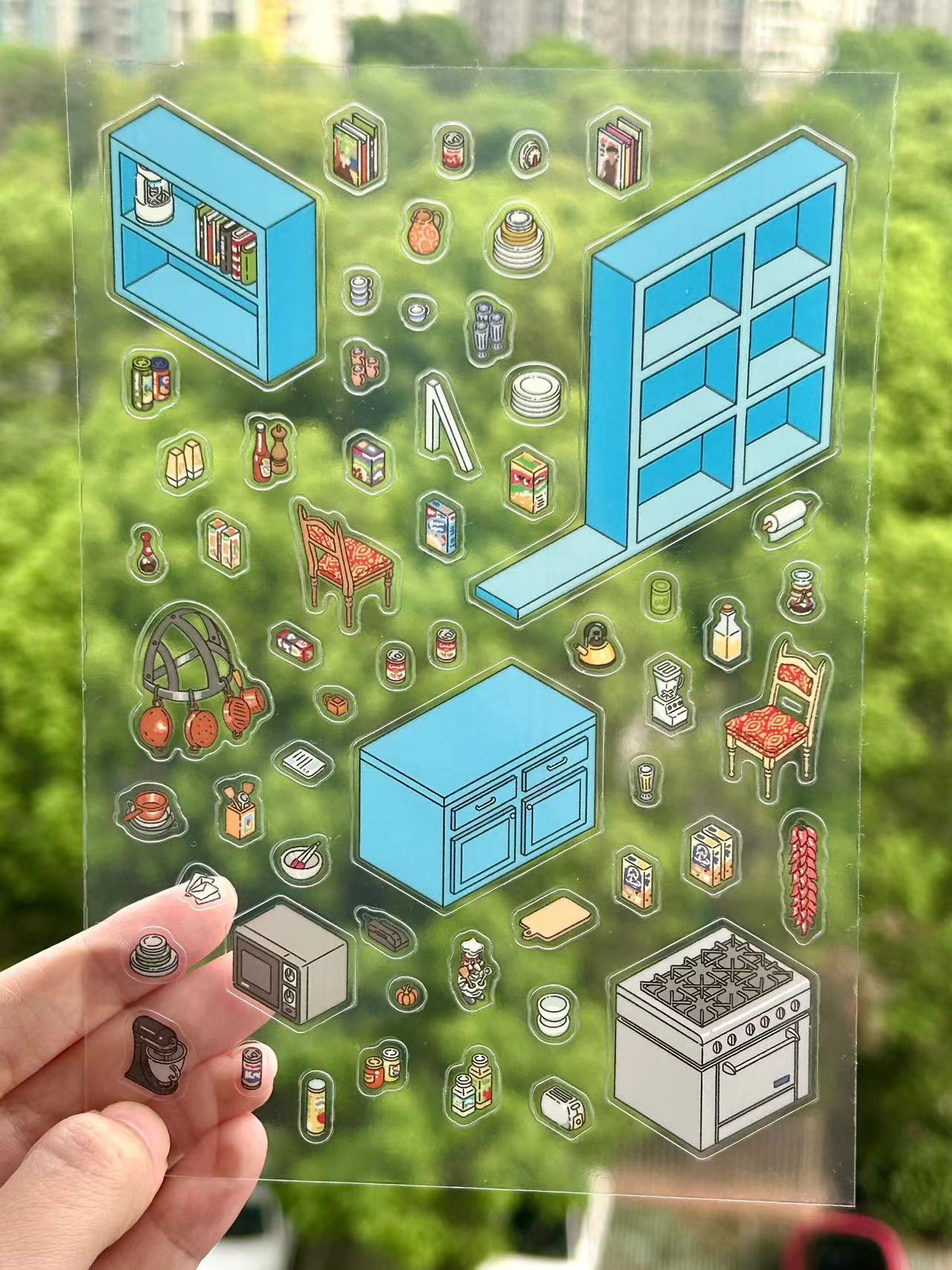 Friends Sticker Scene Create DIY Monica’s Kitchen - OPICRAFT