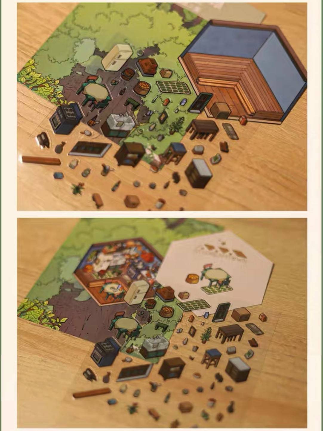 Create Dream Room Tree House Sticker Scene DIY 3D Miniature Scene - OPICRAFT