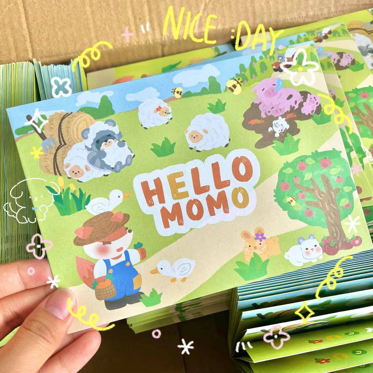 Make Your Own Farm Sticker Scene - OPICRAFT