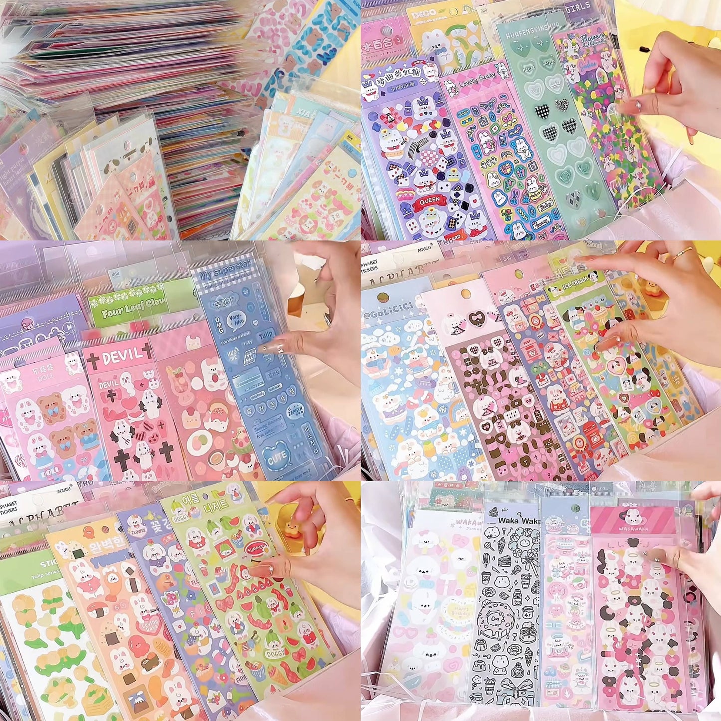 Mystery Sticker Box,Random Non-repeating Stickers Box - OPICRAFT