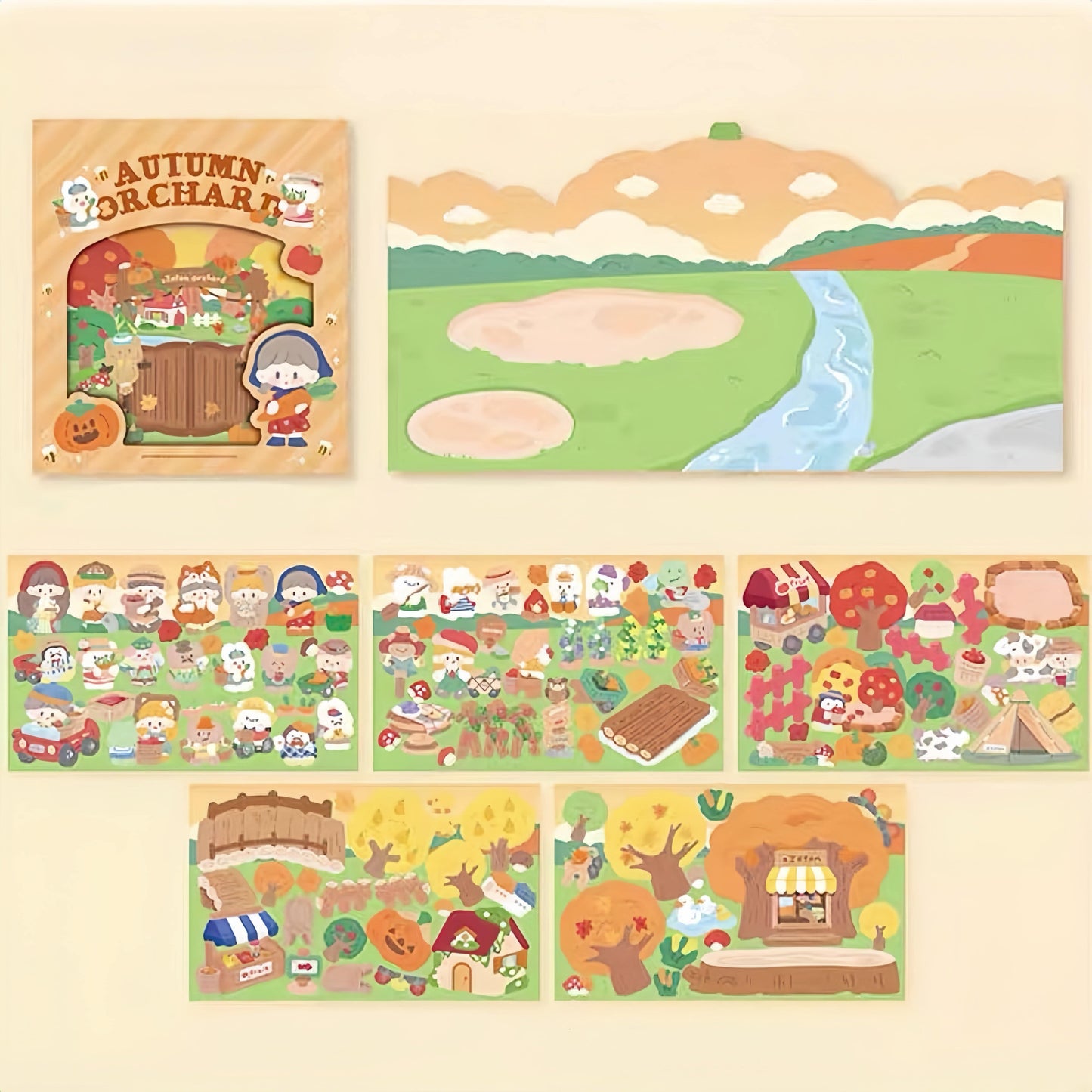 DIY Halloween Sticker Scene Card - OPICRAFT