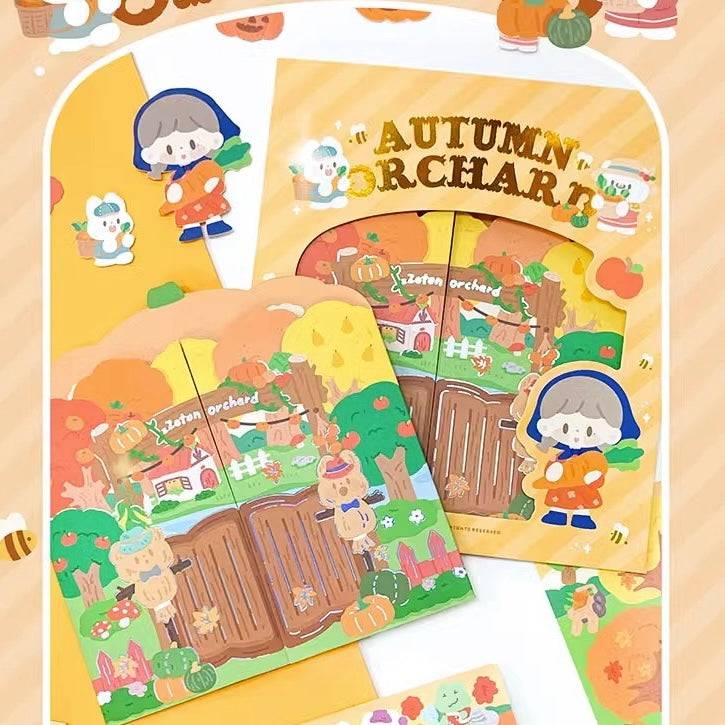 DIY Halloween Sticker Scene Card - OPICRAFT