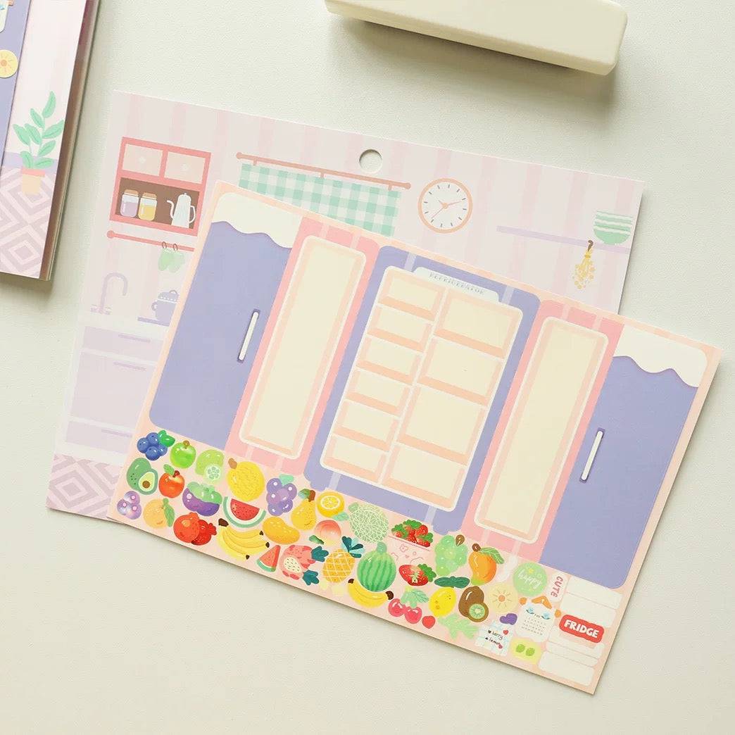 Refrigerator Organization Sticker Playset - OPICRAFT