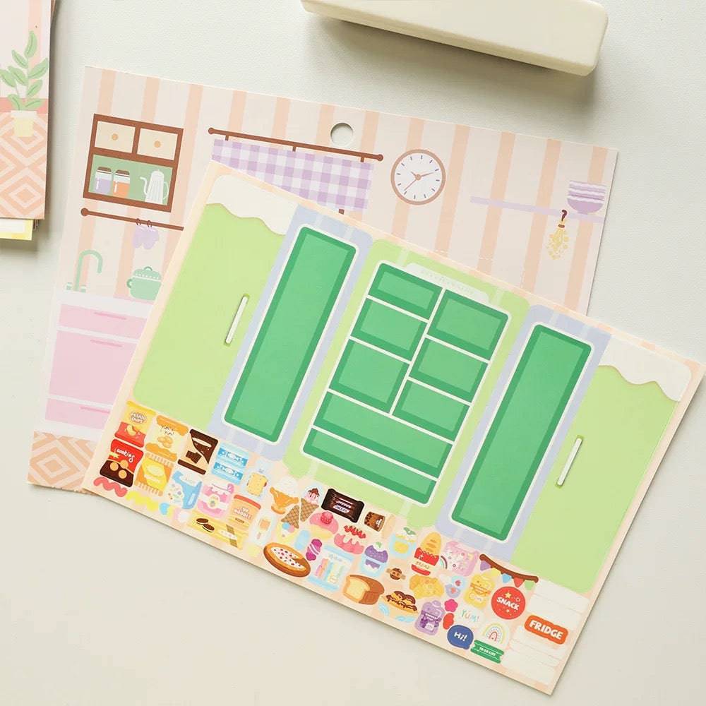 Refrigerator Organization Sticker Playset - OPICRAFT