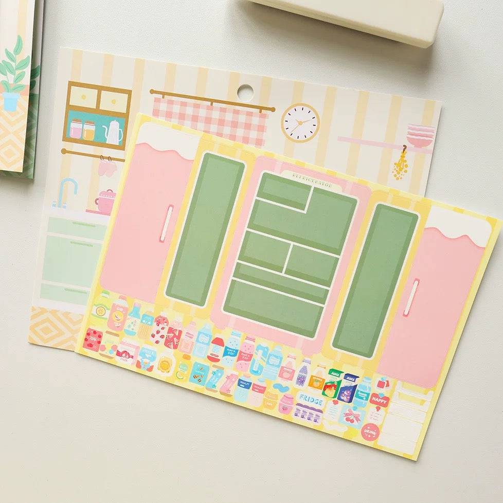 Refrigerator Organization Sticker Playset - OPICRAFT
