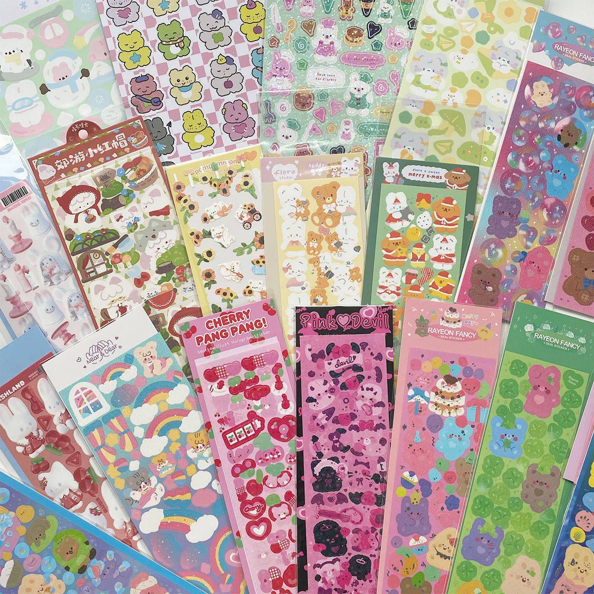 Mystery Sticker Box,Random Non-repeating Stickers Box - OPICRAFT