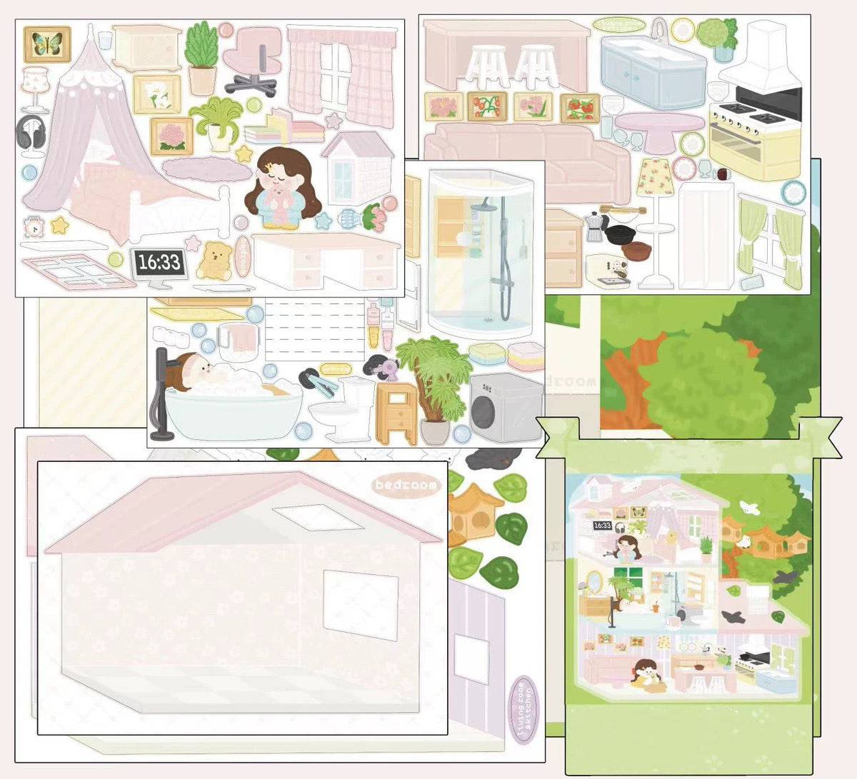 Sticker Scene: Make your Own Dream House - OPICRAFT