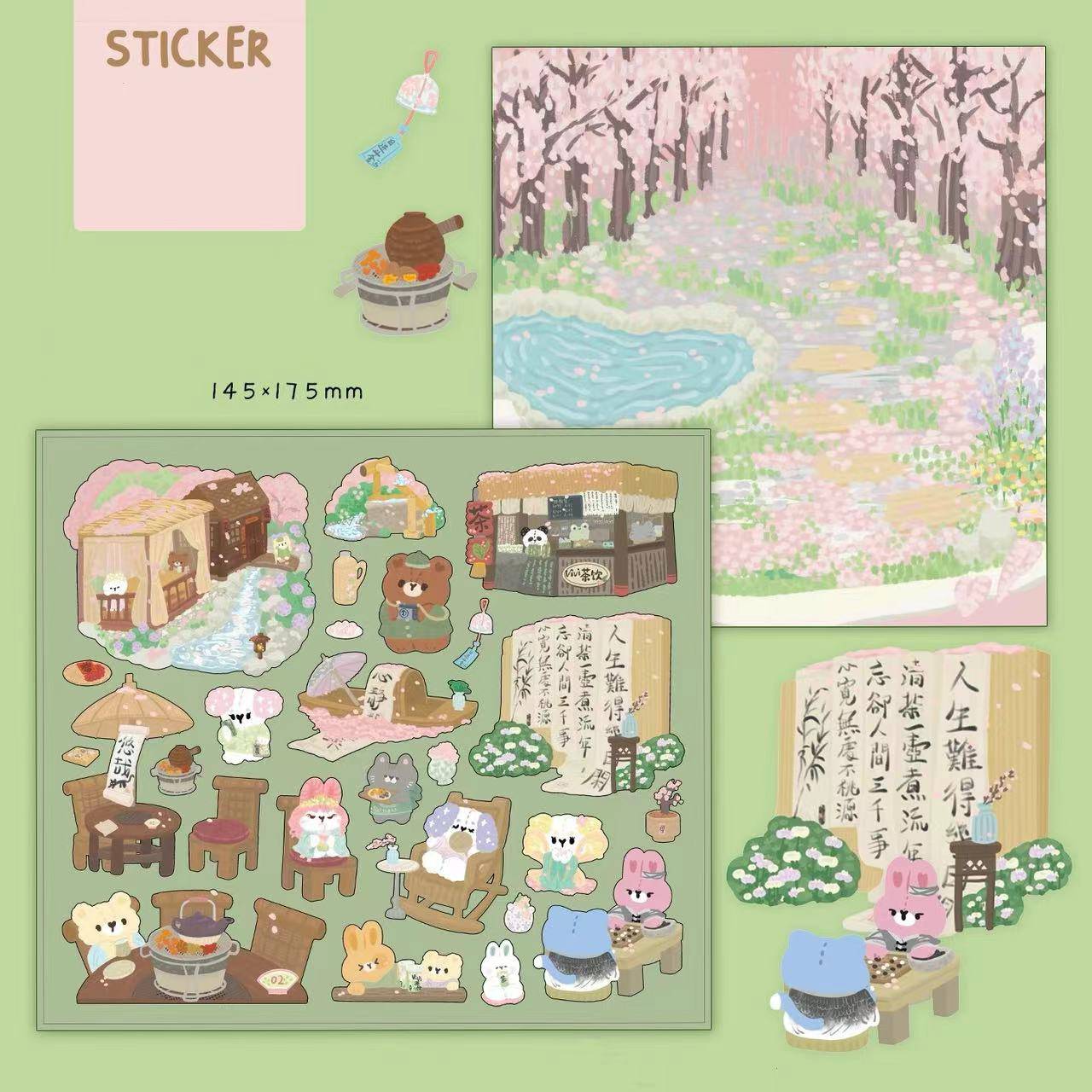 Craft Stickers for Scrapbooks, Make Your Seaside Town|Island|Workshop|Scrapbook shop - OPICRAFT