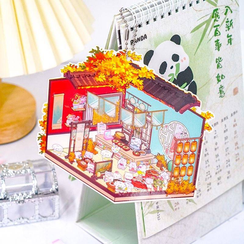 Sticker Scene: Make Warm Home|Clothing Shop|Chinese Restaurant|Hot Spring - OPICRAFT