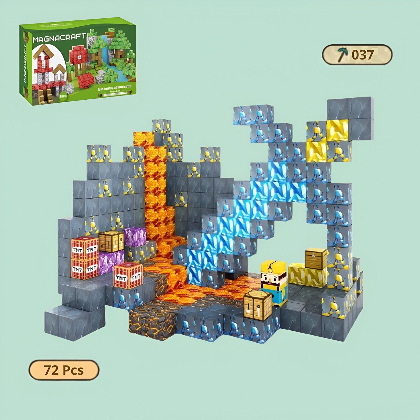 Build Mine Sword Edition (72pcs) - OPICRAFT
