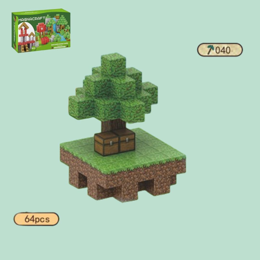 Magneto Blocks: Mine World Edition (64pcs) - OPICRAFT