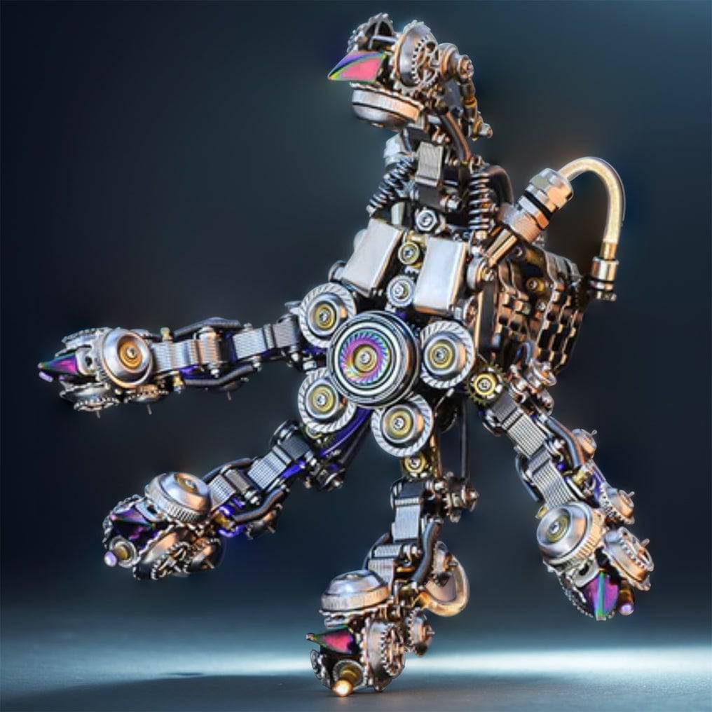 Ultimate DIY 3D Metal Mechanical Dragon Claw Light Model Kit - 1000+ Pieces of Fun! - OPICRAFT