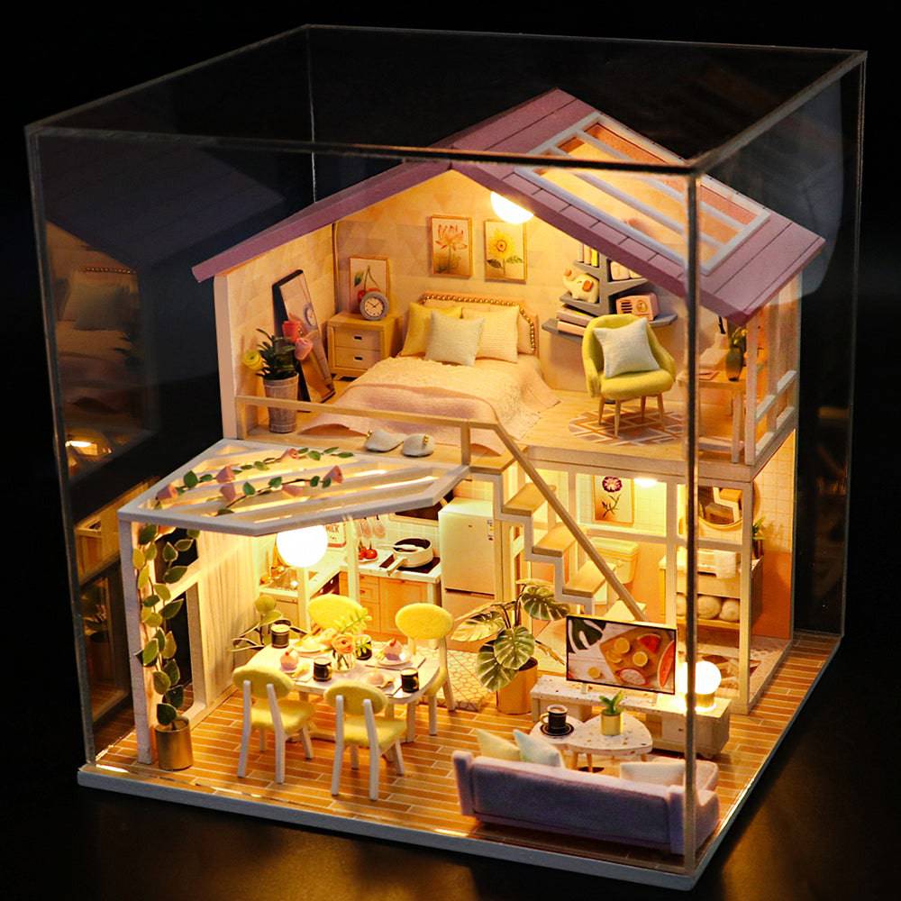 BRIVLOX⢠1: 24 DIY Dollhouse Kit (Sweet Time) - BRIVLOX | Where Innovation Meets Style!