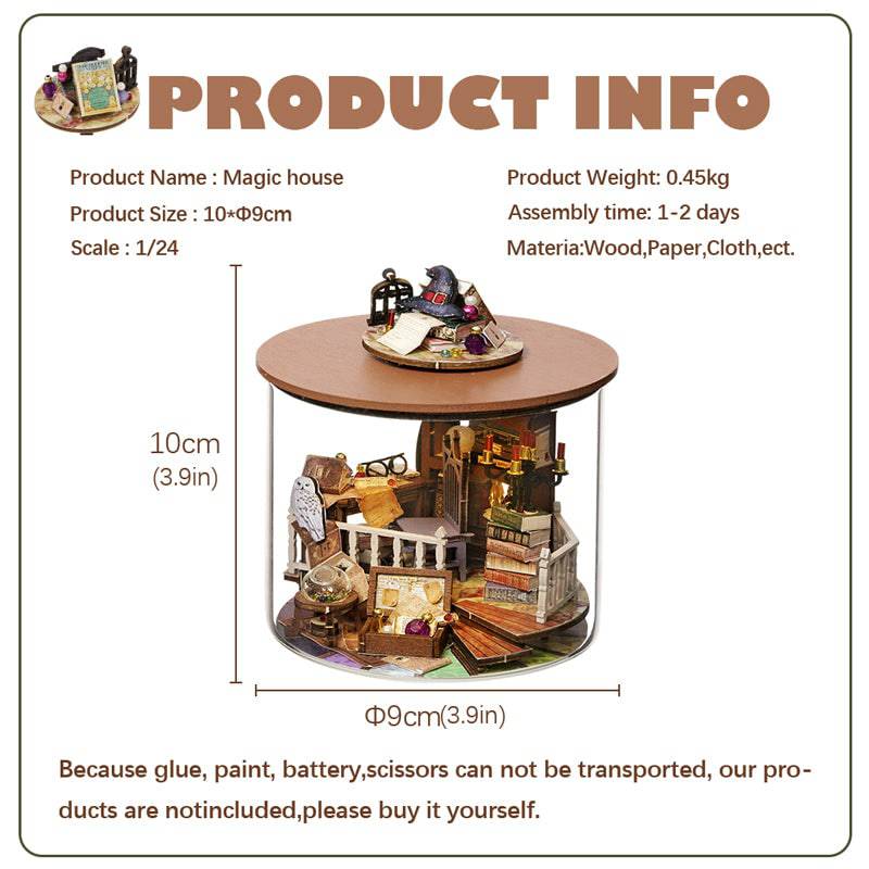 BRIVLOX 1: 24 DIY Dollhouse Kit (Magic House) - BRIVLOX | Where Innovation Meets Style!