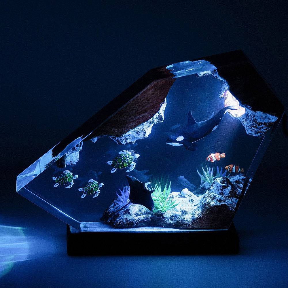 BESTSELLER❗❗Orca and Turtle Resin Night Light - OPICRAFT