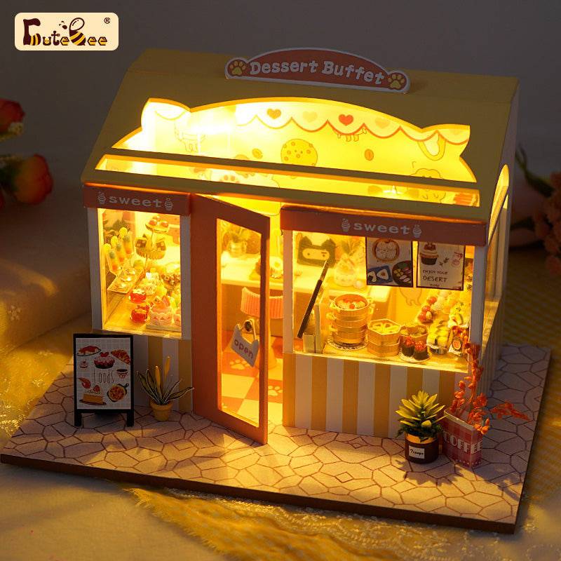 BRIVLOX⢠1:24 DIY Dollhouse Kit ( Dream shop 1) - BRIVLOX | Where Innovation Meets Style!