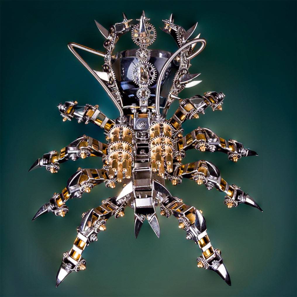 Create Your Own Stunning 3D Metal Tarantula Speaker Puzzle Kit - Over 1000 Pieces of Fun! - OPICRAFT