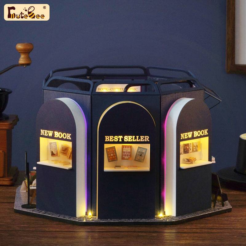 BRIVLOX™ 1:24 Dollhouse Kit (Book Cafe) - BRIVLOX | Where Innovation Meets Style!