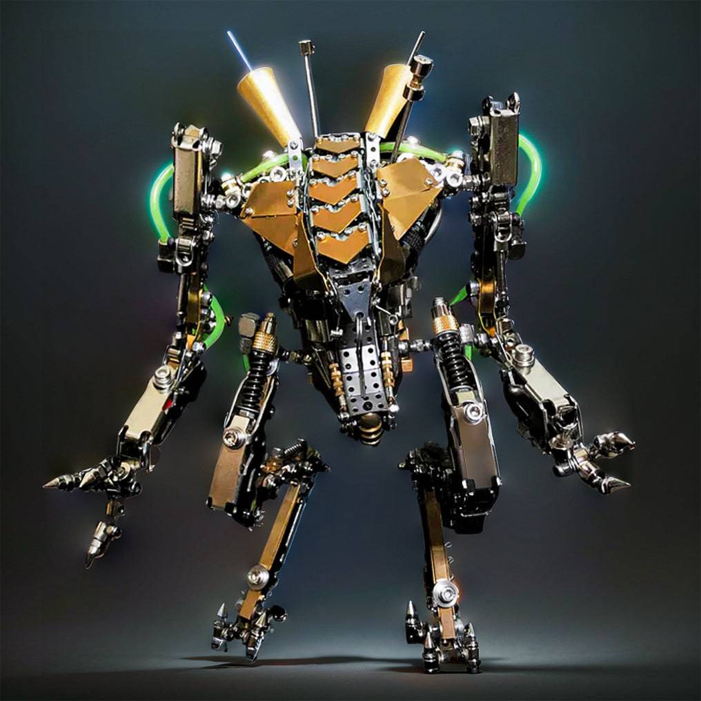 Transformative XIA-A Metal Mech Model Kit: Articulated Joints & LED Lighting for a Futuristic Experience - OPICRAFT