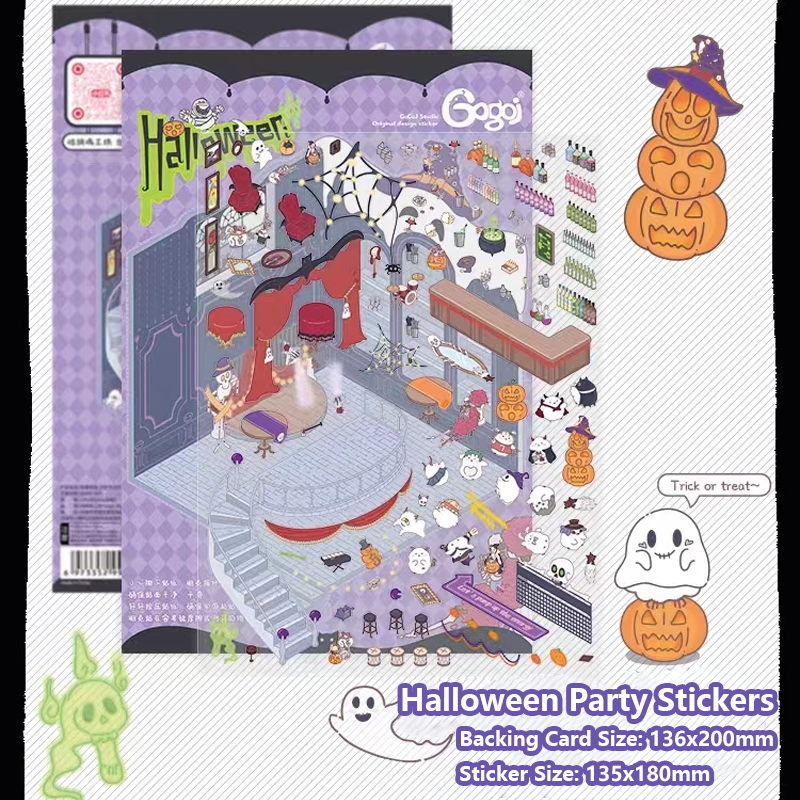 Halloween Sticker Scene - OPICRAFT