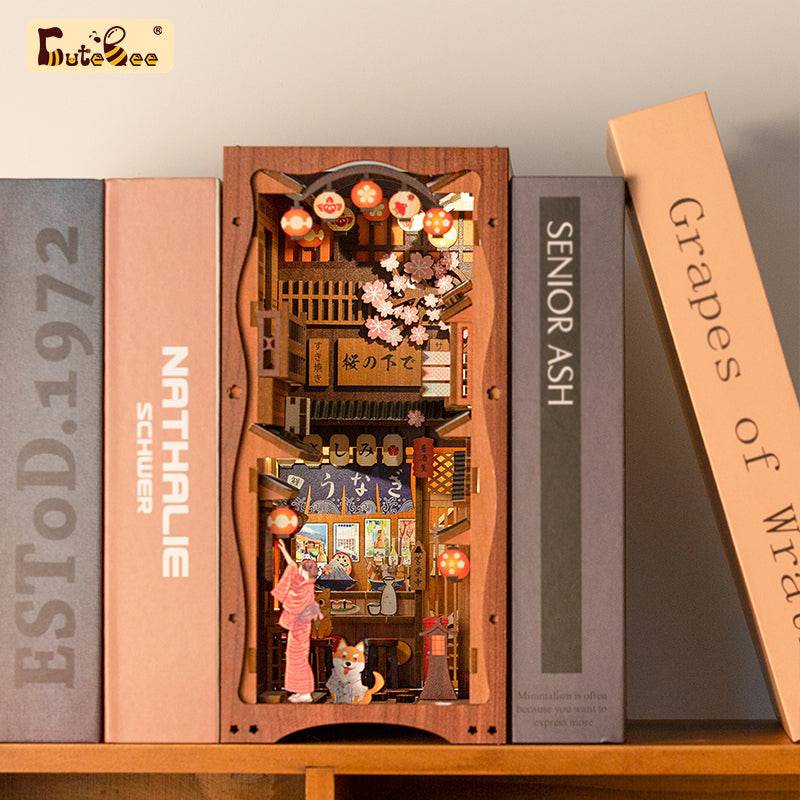 BRIVLOX™ DIY Booknook Kit (Under the Sakura Tree) - BRIVLOX | Where Innovation Meets Style!