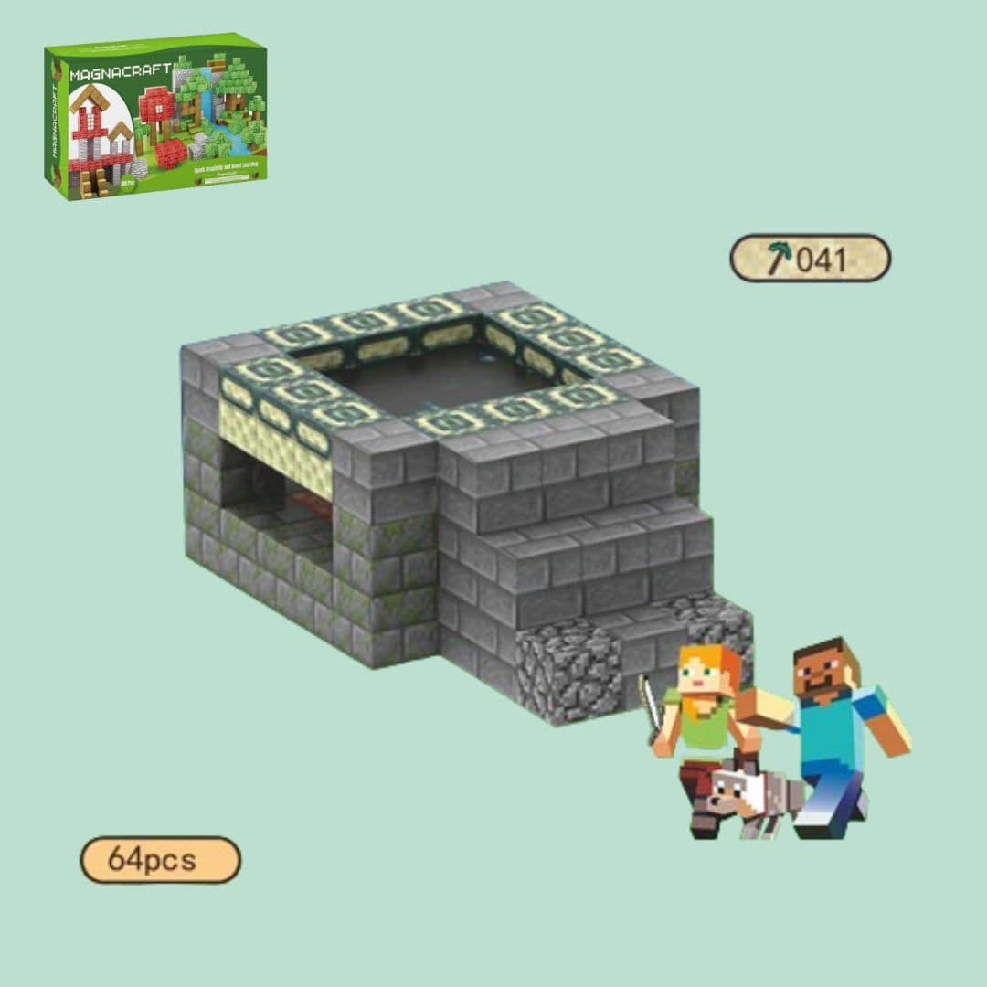 Magnetic Sensory World: Cube Builder Set (64pcs) - OPICRAFT